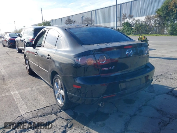 2005 Mazda 3 s with VIN JM1BK323751254849, listed as a IAAI auction lot 41645553 with 241,527 mi miles. Bid and sale history available at carsss.com. Image 3.