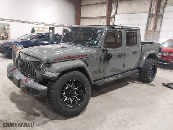 2020 Jeep Gladiator Rubicon with VIN 1C6JJTBG1LL214681, listed as a IAAI auction lot 41979666 with 23,811 mi miles. Bid and sale history available at carsss.com. Image 22.