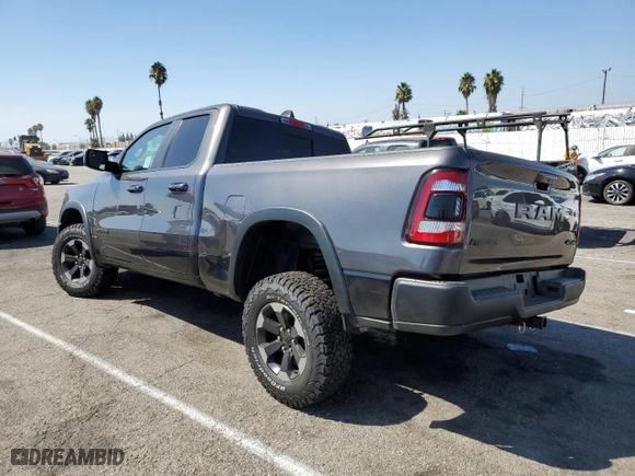 2019 Ram 1500 Rebel with VIN 1C6RRFEG9KN841785, listed as a Copart auction lot 69836994 with 92,607 mi miles and Salvage Title. Bid and sale history available at carsss.com. Image 2.