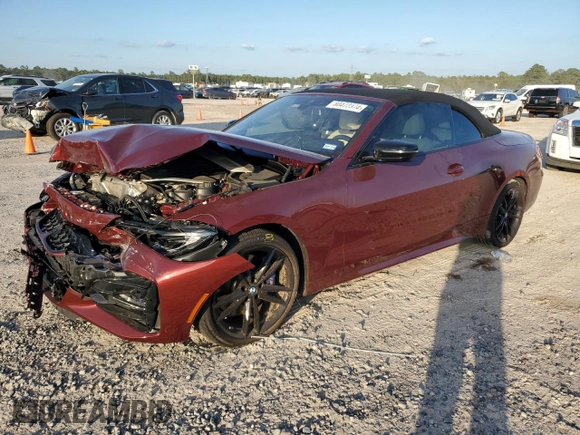 2023 BMW 4 Series 430i xDrive with VIN WBA43AT01PCL16667, listed as a Copart auction lot 80472374 with Not Provided miles and Salvage Title. Bid and sale history available at DreamBid. Image 1.