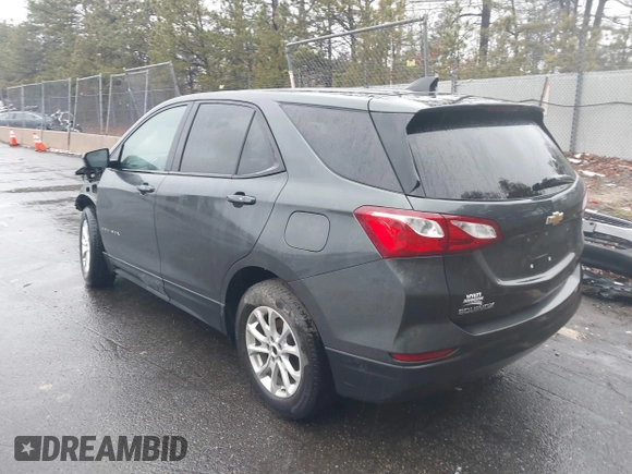 2019 Chevrolet Equinox LS with VIN 3GNAXHEV9KS602997, listed as a IAAI auction lot 37881604 with 96,071 mi miles and . Bid and sale history available at carsss.com. Image 3.