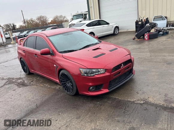 2008 Mitsubishi Lancer Evolution MR z VIN JA3AW56V78U051033, wystawiony jako Copart lot #82855894 z przebiegiem 92 726 mil mil oraz Szkoda całkowita • Salvage title. Historia ofert i sprzedaży dostępna na DreamBid. Obrazek 1.