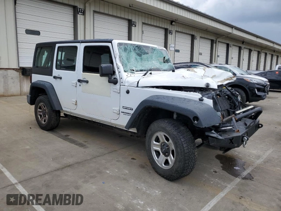 2013 Jeep Wrangler Unlimited Sport RHD with VIN 1C4BJWKG9DL689639, listed as a Copart auction lot 54594975 with 256,837 mi miles and Salvage title. Bid and sale history available at DreamBid. Image 4.