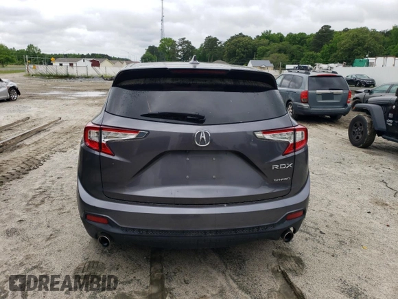 2019 Acura RDX with VIN 5J8TC2H39KL012794, listed as a Copart auction lot 54397024 with 77,403 mi miles and Salvage Title. Bid and sale history available at carsss.com. Image 6.