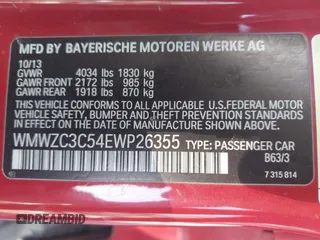 2014 MINI Countryman S with VIN WMWZC3C54EWP26355, listed as a IAAI auction lot 41654476 with Not Provided miles and . Bid and sale history available at DreamBid. Image 9.