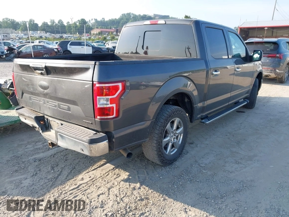 2019 Ford F-150 XL with VIN 1FTEW1C48KKF03291, listed as a IAAI auction lot 42545478 with 56,418 mi miles and . Bid and sale history available at DreamBid. Image 4.