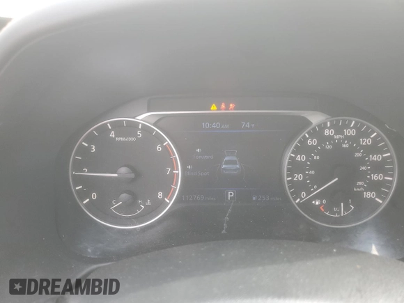 2019 Nissan Altima SR with VIN 1N4AL4CV0KC245074, listed as a Copart auction lot 49222565 with 112,769 mi miles and Clean Title. Bid and sale history available at DreamBid. Image 9.
