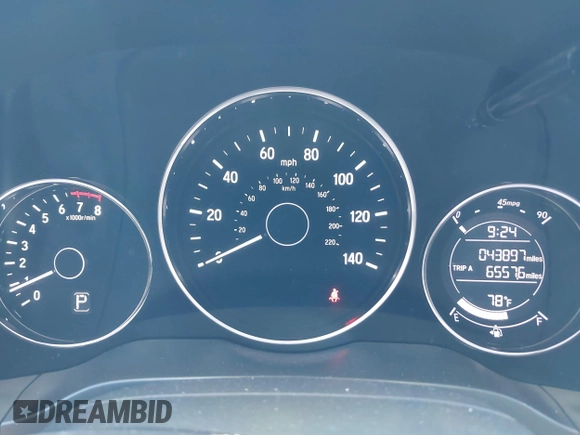 2021 Honda HR-V LX with VIN 3CZRU6H32MM742703, listed as a IAAI auction lot 42225960 with 43,897 mi miles and . Bid and sale history available at DreamBid. Image 7.