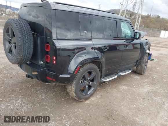2022 Land Rover Defender X-Dynamic SE with VIN SALE27RU4N2099814, listed as a IAAI auction lot 41951353 with 54,606 mi miles and . Bid and sale history available at DreamBid. Image 4.