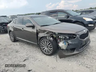 2014 Kia Cadenza Premium with VIN KNALN4D7XE5123308, listed as a Copart auction lot 69380904 with 164,079 mi miles and Salvage Title. Bid and sale history available at carsss.com. Image 4.
