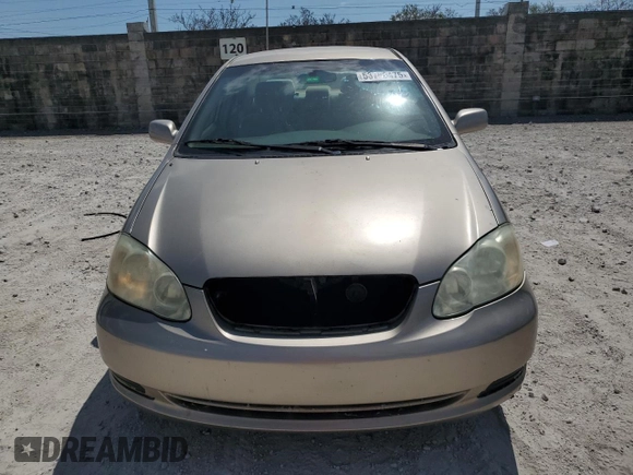 2007 Toyota Corolla CE with VIN 1NXBR32E07Z801678, listed as a Copart auction lot 53760475 with 136,477 mi miles and Salvage Title. Bid and sale history available at carsss.com. Image 5.
