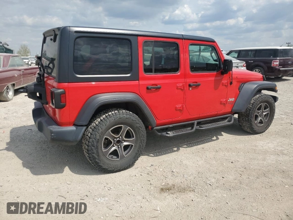 2018 Jeep Wrangler Unlimited Sport S z VIN 1C4HJXDG0JW122629, wystawiony jako Copart lot #56055015 z przebiegiem 130 731 mil mil oraz Czysty tytuł • Clean title. Historia ofert i sprzedaży dostępna na DreamBid. Obrazek 3.