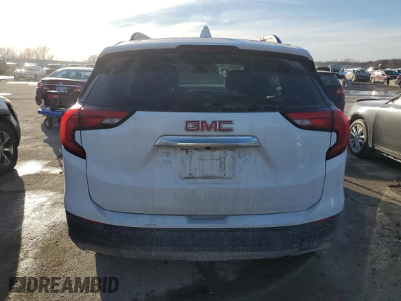 2020 GMC Terrain SLE with VIN 3GKALMEV8LL109289, listed as a Copart auction lot 46457925 with 91,511 mi miles and Salvage Title. Bid and sale history available at DreamBid. Image 6.