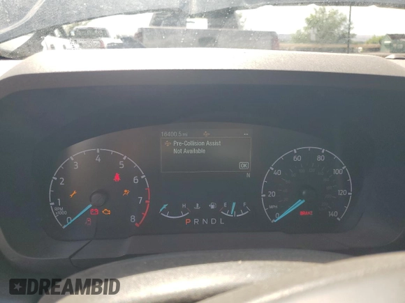 2023 Ford Maverick XL with VIN 3FTTW8F97PRA00944, listed as a Copart auction lot 59168715 with 16,400 mi miles and Salvage title. Bid and sale history available at DreamBid. Image 9.