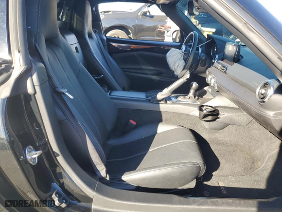 2023 Mazda MX-5 Miata RF Grand Touring with VIN JM1NDAM75P0552594, listed as a Copart auction lot 87289444 with 17,149 mi miles and Salvage Title. Bid and sale history available at carsss.com. Image 10.