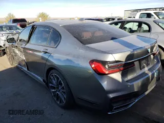 2020 BMW 7 Series 750i xDrive with VIN WBA7U2C05LBM62067, listed as a Copart auction lot 74940983 with 10,654 mi miles. Bid and sale history available at carsss.com. Image 2.