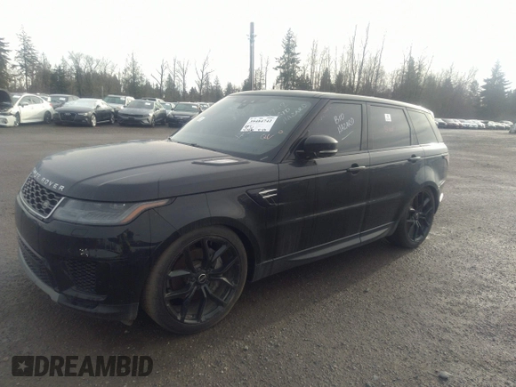 2020 Land Rover Range Rover Sport SE with VIN SALWG2SU5LA741348, listed as a IAAI auction lot 39484742 with 57,216 mi miles. Bid and sale history available at carsss.com. Image 2.