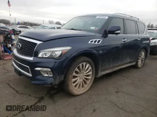 2015 Infiniti QX80 with VIN JN8AZ2NC9F9371143, listed as a Copart auction lot 49929445 with 129,435 mi miles and Clean Title. Bid and sale history available at carsss.com. Image 1.