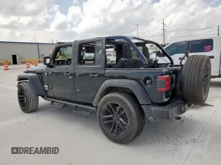 2020 Jeep Wrangler Unlimited Sport S with VIN 1C4HJXDN6LW312825, listed as a Copart auction lot 58836955 with 89,727 mi miles and Salvage title. Bid and sale history available at DreamBid. Image 2.
