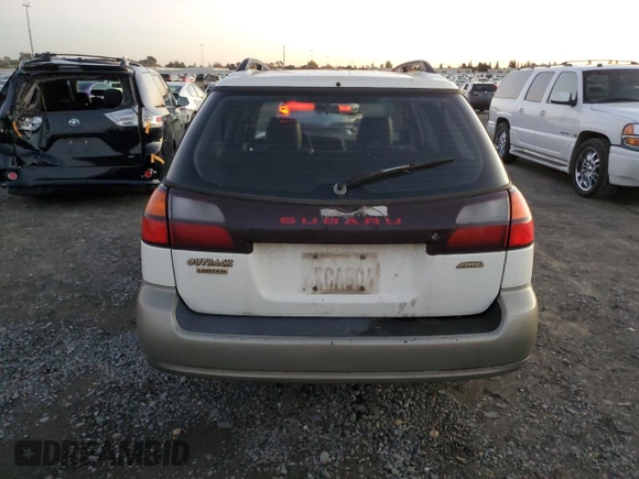 2000 Subaru Legacy Outback Limited with VIN 4S3BH6865Y7659871, listed as a Copart auction lot 82892924 with Not provided miles and Salvage title. Bid and sale history available at DreamBid. Image 6.