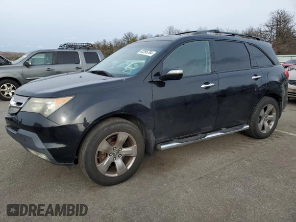 2009 Acura MDX Sport/Entertainment Pkg with VIN 2HNYD28829H512388, listed as a Copart auction lot 83395784 with 235,205 mi miles and Clean Title. Bid and sale history available at carsss.com. Image 1.