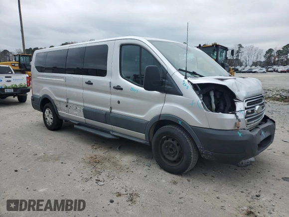 2016 Ford Transit Wagon XL with VIN 1FBZX2ZM4GKA30027, listed as a Copart auction lot 86151314 with 0 mi miles and Salvage Title. Bid and sale history available at carsss.com. Image 4.