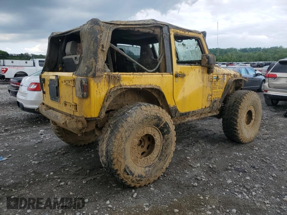 2009 Jeep Wrangler X with VIN 1J4FA24119L754391, listed as a Copart auction lot 56067805 with 118,117 mi miles and Salvage title. Bid and sale history available at DreamBid. Image 3.
