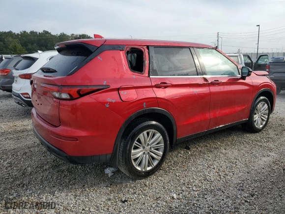 2024 Mitsubishi Outlander ES with VIN JA4J3UA82RZ042924, listed as a Copart auction lot 77023364 with 7,465 mi miles and Non Repairable. Bid and sale history available at carsss.com. Image 3.