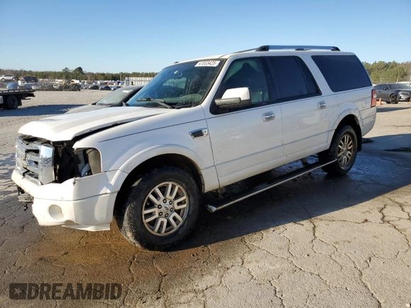 2014 Ford Expedition Max Limited with VIN 1FMJK1K52EEF07422, listed as a Copart auction lot 47033425 with 204,354 mi miles and Salvage title. Bid and sale history available at DreamBid. Image 1.