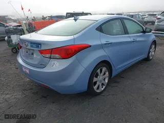 2012 Hyundai Elantra GLS with VIN KMHDH4AEXCU192161, listed as a IAAI auction lot 41646580 with 91,219 mi miles. Bid and sale history available at carsss.com. Image 4.