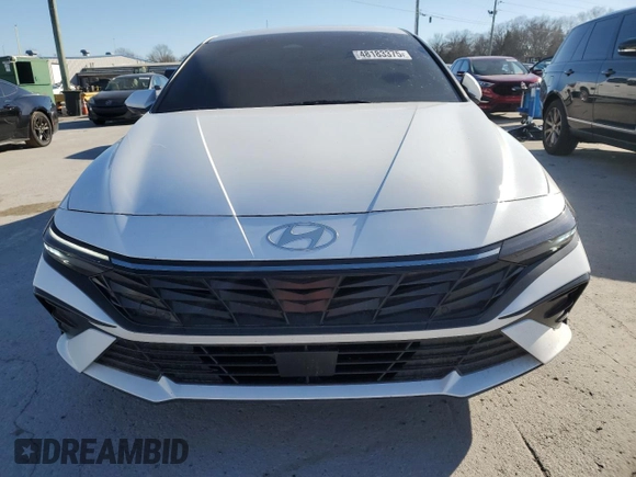 2024 Hyundai Elantra SEL with VIN KMHLS4DG3RU851815, listed as a Copart auction lot 48183375 with 8,776 mi miles and Clean Title. Bid and sale history available at carsss.com. Image 5.