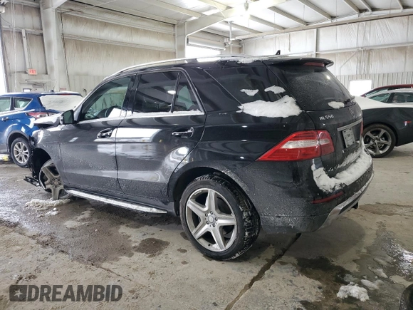 2014 Mercedes-Benz M 550 with VIN 4JGDA7DB2EA277068, listed as a Copart auction lot 45890855 with 90,006 mi miles and Salvage Title. Bid and sale history available at carsss.com. Image 2.