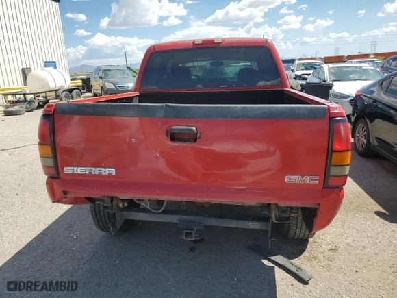 2007 GMC Sierra 1500 Classic SLE2 with VIN 2GTEC13Z271170338, listed as a Copart auction lot 64831414 with NaN miles and Salvage Title. Bid and sale history available at carsss.com. Image 6.