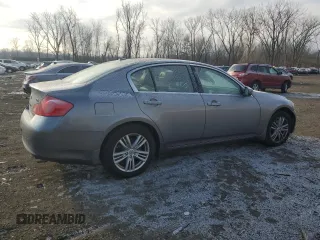 2011 Infiniti G25 x with VIN JN1DV6AR9BM652925, listed as a Copart auction lot 88849795 with 185,351 mi miles and Salvage Title. Bid and sale history available at DreamBid. Image 3.