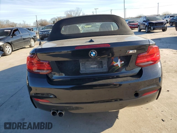 2020 BMW 2 Series 230i with VIN WBA2M7C01L7E59616, listed as a Copart auction lot 88319025 with 36,890 mi miles and Salvage Title. Bid and sale history available at carsss.com. Image 6.