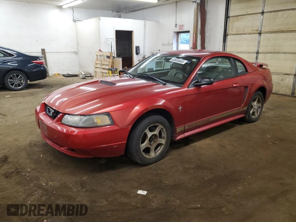 2002 Ford Mustang Standard z VIN 1FAFP40442F189502, wystawiony jako Copart lot #60606665 z przebiegiem 72 751 mil mil oraz Czysty tytuł • Clean title. Historia ofert i sprzedaży dostępna na DreamBid. Obrazek 1.