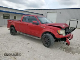 2010 Ford F-150 XL with VIN 1FTFX1CV9AKB84802, listed as a Copart auction lot 56970445 with 220,404 mi miles and Salvage title. Bid and sale history available at DreamBid. Image 4.