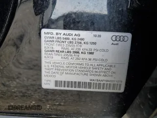 2021 Audi Q5 Premium Plus with VIN WA1BAAFY8M2011079, listed as a Copart auction lot 60714455 with 78,883 mi miles and Salvage title. Bid and sale history available at DreamBid. Image 14.