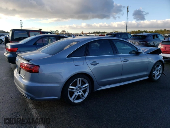 2016 Audi A6 3.0T Premium Plus with VIN WAUFGAFC2GN022086, listed as a Copart auction lot 38507383 with 65,122 mi miles. Bid and sale history available at carsss.com. Image 3.