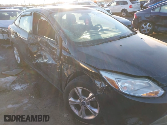 2013 Ford Focus SE with VIN 1FADP3F21DL312717, listed as a IAAI auction lot 41406230 with 97,282 mi miles. Bid and sale history available at carsss.com. Image 6.