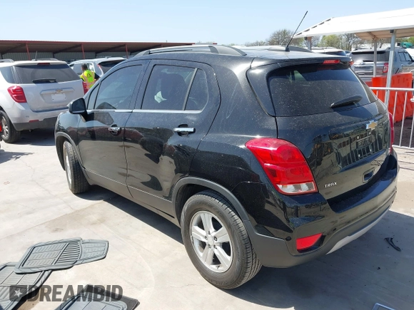 2020 Chevrolet Trax LT with VIN 3GNCJLSB0LL316958, listed as a IAAI auction lot 41786602 with 75,180 mi miles. Bid and sale history available at carsss.com. Image 3.