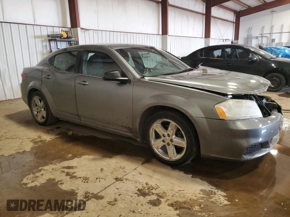 2012 Dodge Avenger SE with VIN 1C3CDZAB1CN184091, listed as a Copart auction lot 44186945 with 149,359 mi miles and Salvage Title. Bid and sale history available at carsss.com. Image 4.
