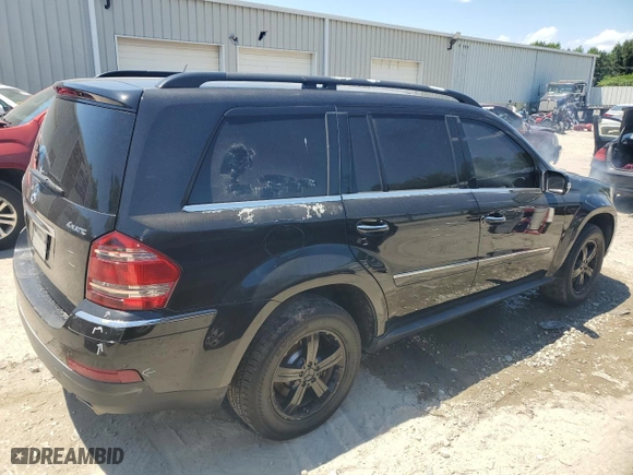 2007 Mercedes-Benz GL-Class with VIN 4JGBF71E87A130425, listed as a Copart auction lot 57101034 with NaN miles and Salvage Title. Bid and sale history available at carsss.com. Image 3.