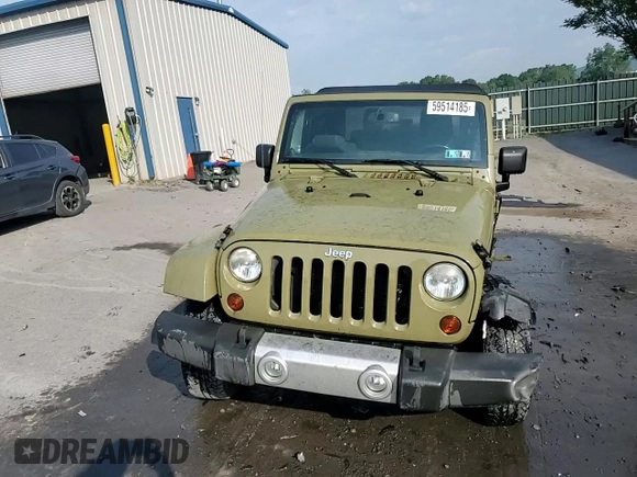 2013 Jeep Wrangler Sahara с VIN 1C4AJWBG0DL593166, выставлен на аукционе Copart как лот 59514185 с пробегом 98 368 миль миль и Списание • Salvage title. История ставок и продаж доступна на DreamBid. Изображение 14.