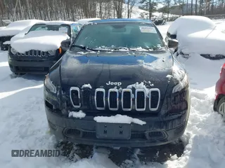 2017 Jeep Cherokee Sport with VIN 1C4PJMAB9HD215769, listed as a IAAI auction lot 41257530 with 110,935 mi miles. Bid and sale history available at carsss.com. Image 12.