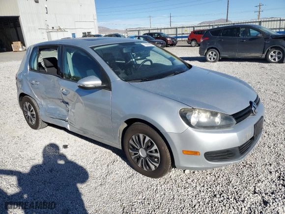 2010 Volkswagen Golf with VIN WVWDB7AJXAW398182, listed as a Copart auction lot 79069664 with 110,533 mi miles and Salvage Title. Bid and sale history available at carsss.com. Image 4.