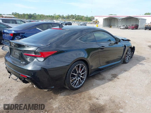 2022 Lexus RC F with VIN JTHDP5BC4N5008628, listed as a IAAI auction lot 41909560 with 40,367 mi miles and . Bid and sale history available at DreamBid. Image 4.