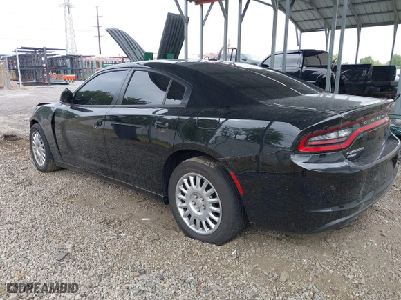 2020 Dodge Charger Police with VIN 2C3CDXKT9LH130672, listed as a IAAI auction lot 40385201 with 61,369 mi miles. Bid and sale history available at carsss.com. Image 3.