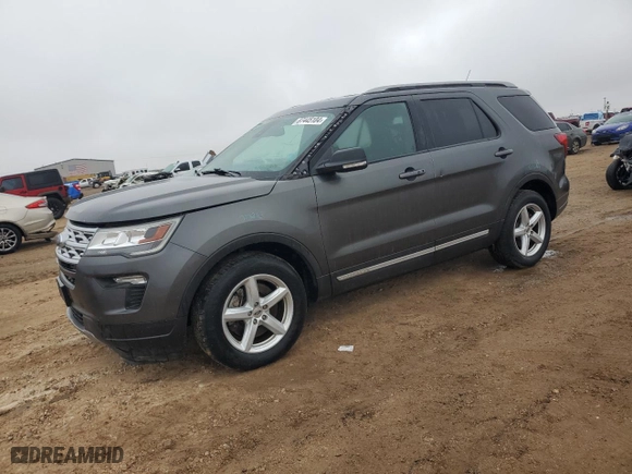2019 Ford Explorer XLT with VIN 1FM5K7DH9KGA60146, listed as a Copart auction lot 87445104 with 64,549 mi miles and Salvage Title. Bid and sale history available at carsss.com. Image 1.