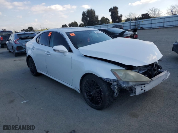 2010 Lexus IS 250 with VIN JTHBF5C21A5126663, listed as a Copart auction lot 43087425 with NaN miles and Salvage Title. Bid and sale history available at carsss.com. Image 4.